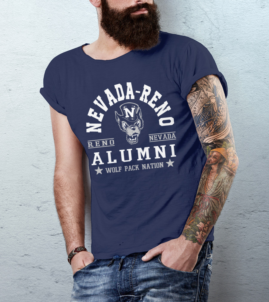 Nevada-Reno Alumni Wolf Pack Nation T-Shirt