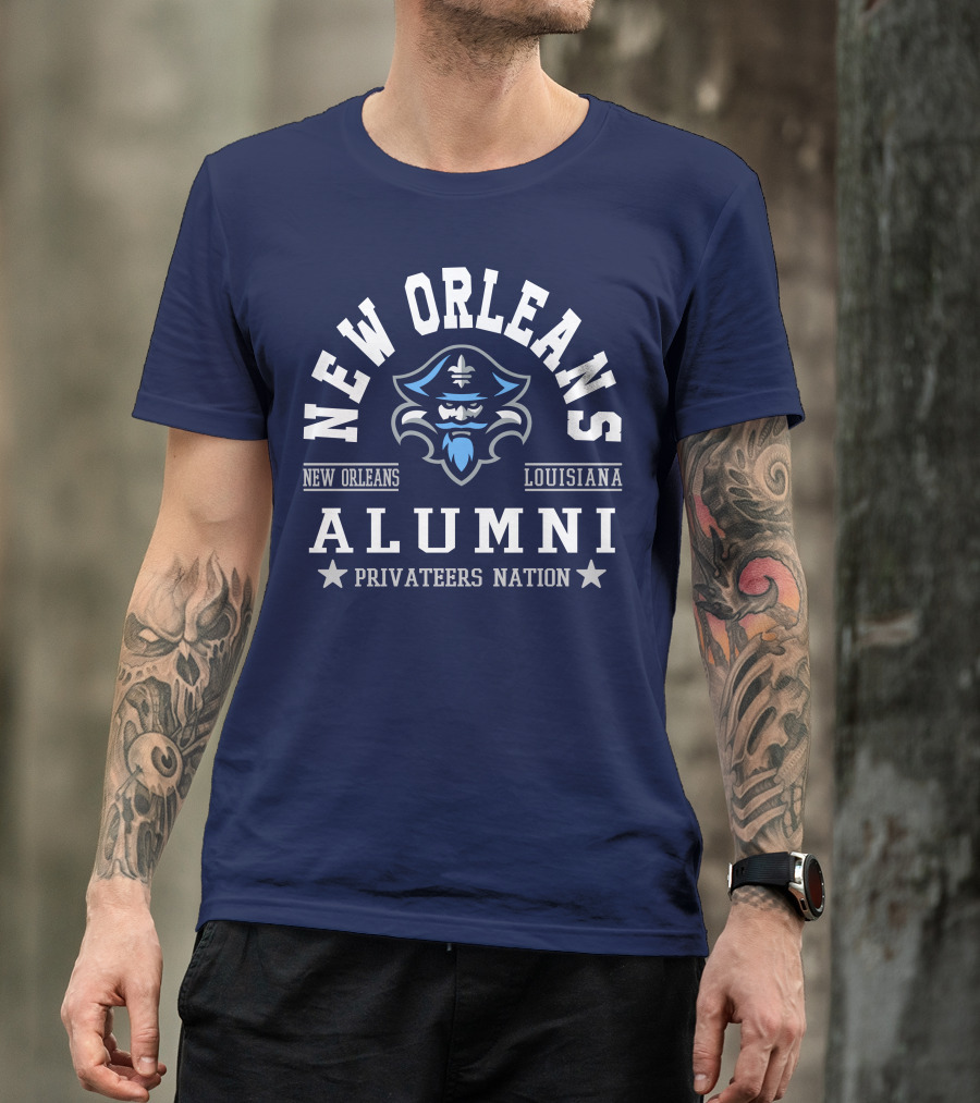 New Orleans Louisiana Alumni Privateers Nation T-Shirt