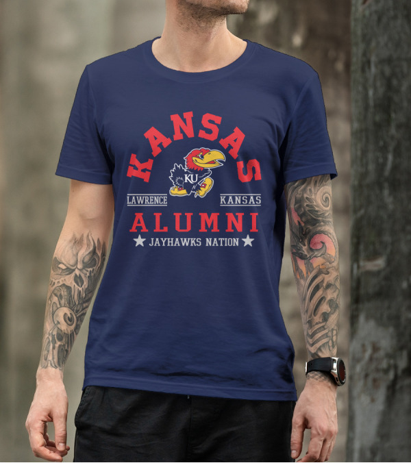 Kansas Alumni Jayhawks Nation Lawrence Kansas T-Shirt