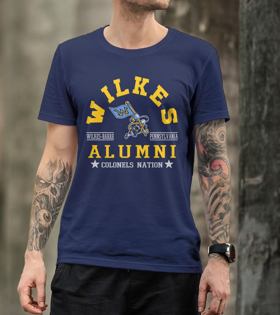 Wilkes Alumni Wilkes-Barre Pennsylvania Colonels Nation T-Shirt