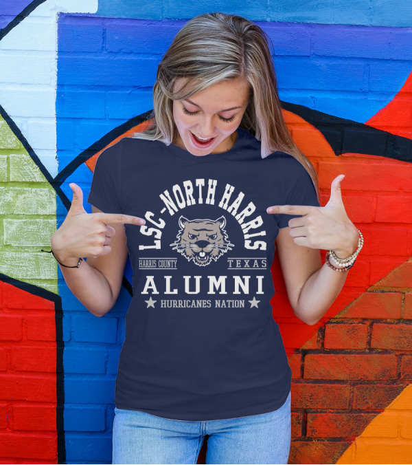 LSC-North Harris Alumni Harris County Texas Hurricanes Nation T-Shirt