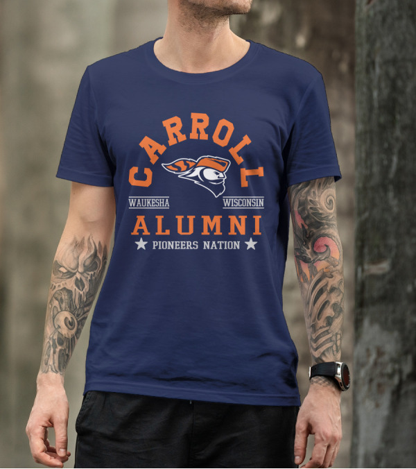 Carroll College Alumni Waukesha Wisconsin Pioneers Nation T-Shirt