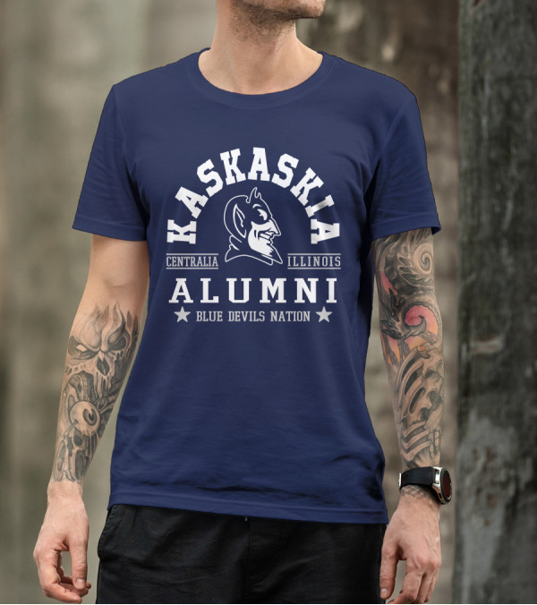 Kaskaskia College Alumni Centralia Illinois Blue Devils Nation T-Shirt