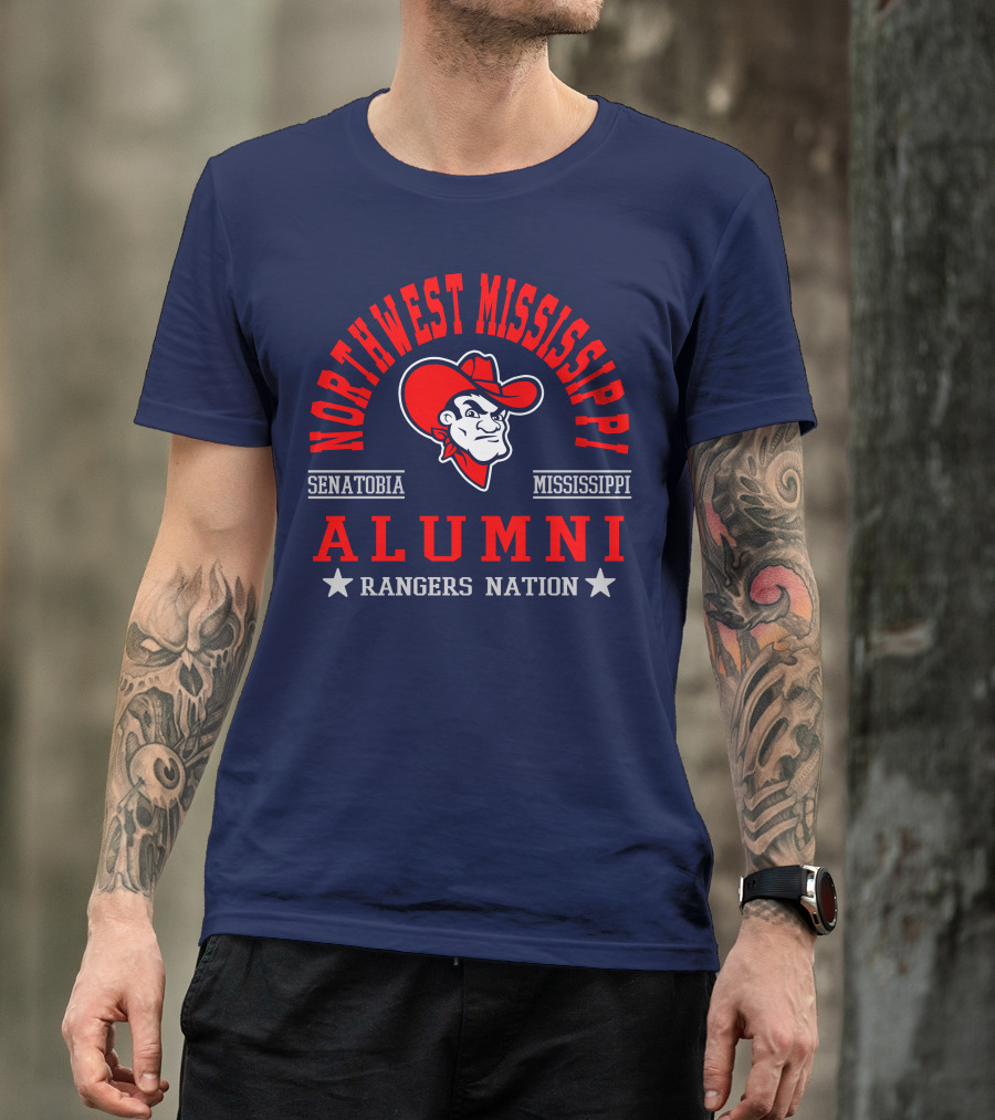 Northwest Mississippi Senatobia Alumni Rangers Nation T-Shirt