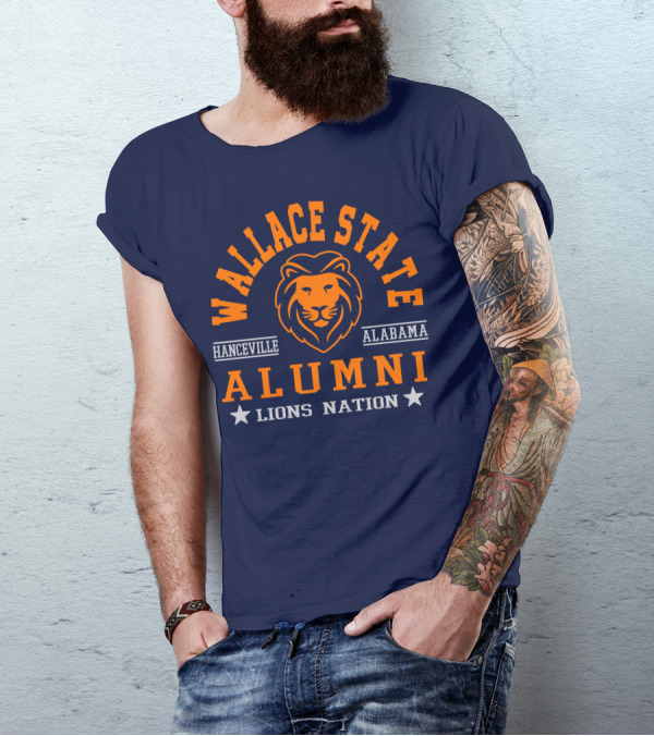 Wallace State Hanceville Alabama Alumni Lions Nation T-Shirt