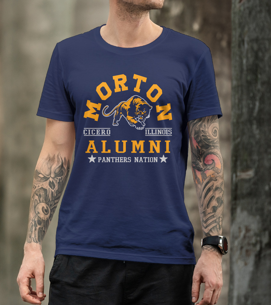 Morton College Alumni Cicero Illinois Panthers Nation T-Shirt