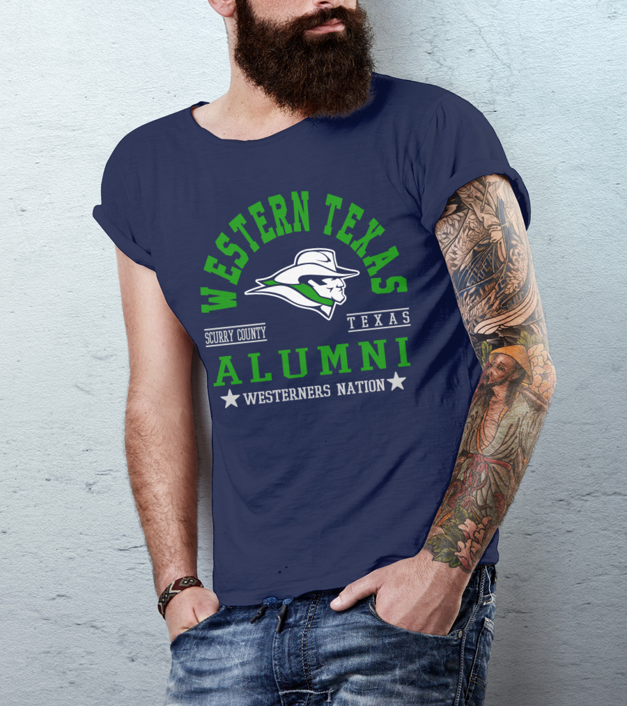 Western Texas Alumni Scurry County Westerners Nation T-Shirt