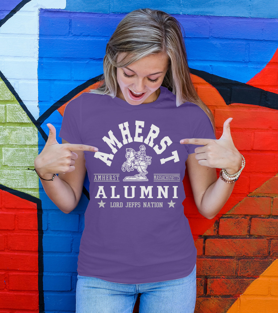 Amherst Alumni Lord Jeffs Nation Massachusetts T-Shirt