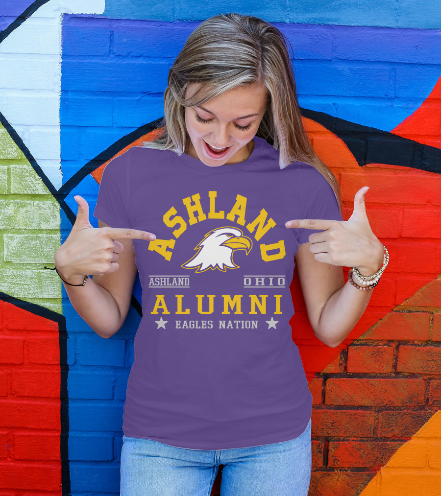 Ashland Ohio Eagles Alumni Nation T-Shirt