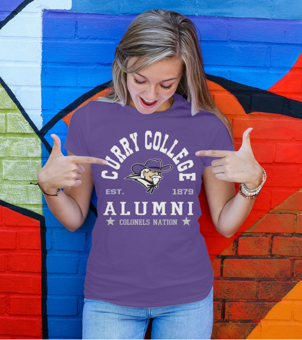 Curry College Alumni Colonels Nation Est. 1879 T-Shirt