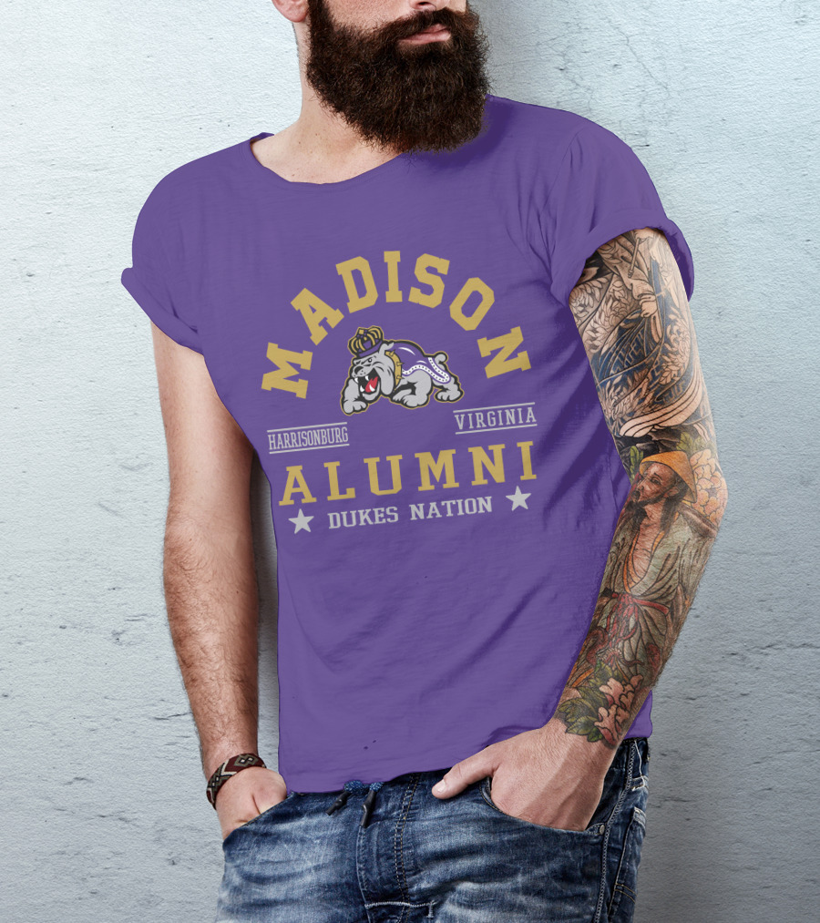 Madison Alumni Dukes Nation Harrisonburg Virginia T-Shirt