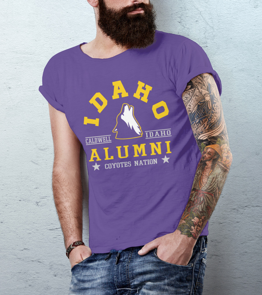 Idaho Alumni Caldwell Coyotes Nation T-Shirt