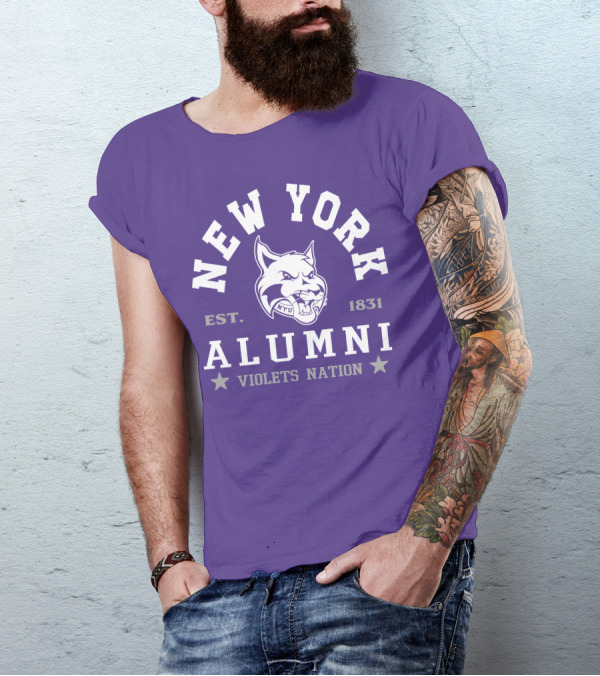 New York Alumni Violets Nation Est. 1831 NYU T-Shirt