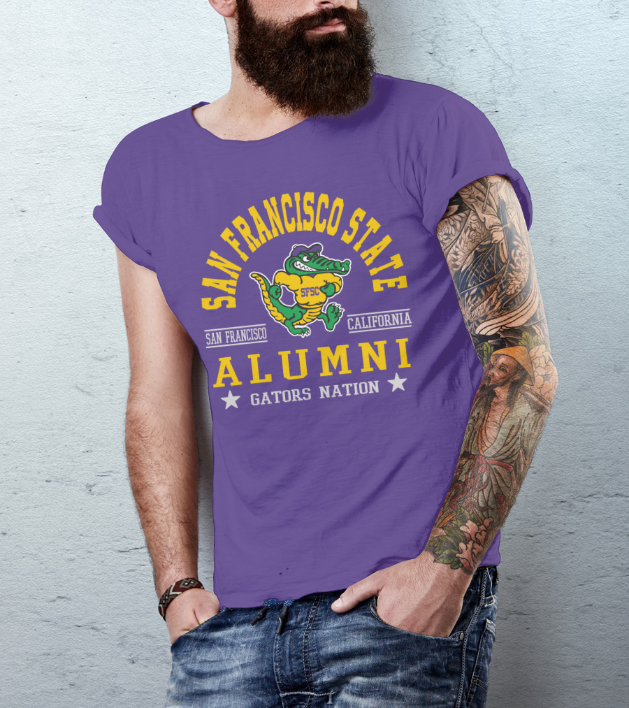 San Francisco State Alumni Gators Nation SFSC California T-Shirt