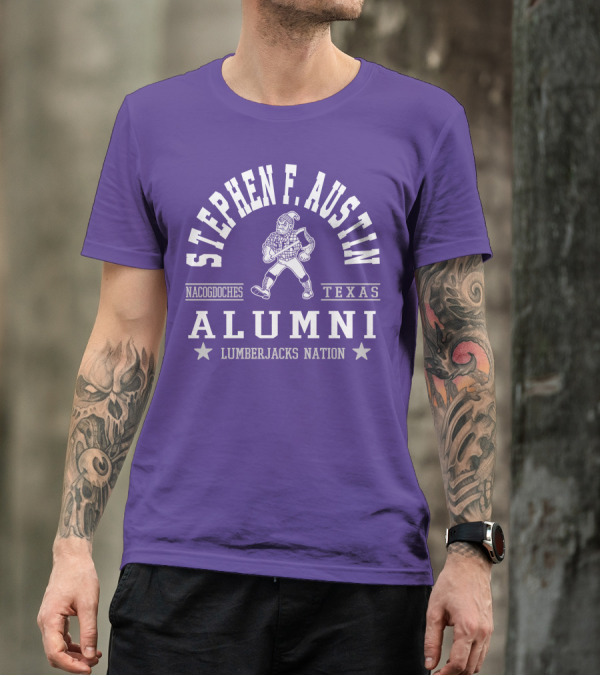 Stephen F. Austin Alumni Lumberjacks Nation Nacogdoches Texas T-Shirt