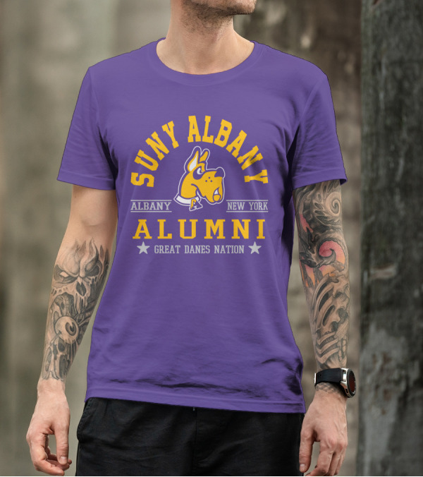 SUNY Albany Alumni Great Danes Nation New York T-Shirt