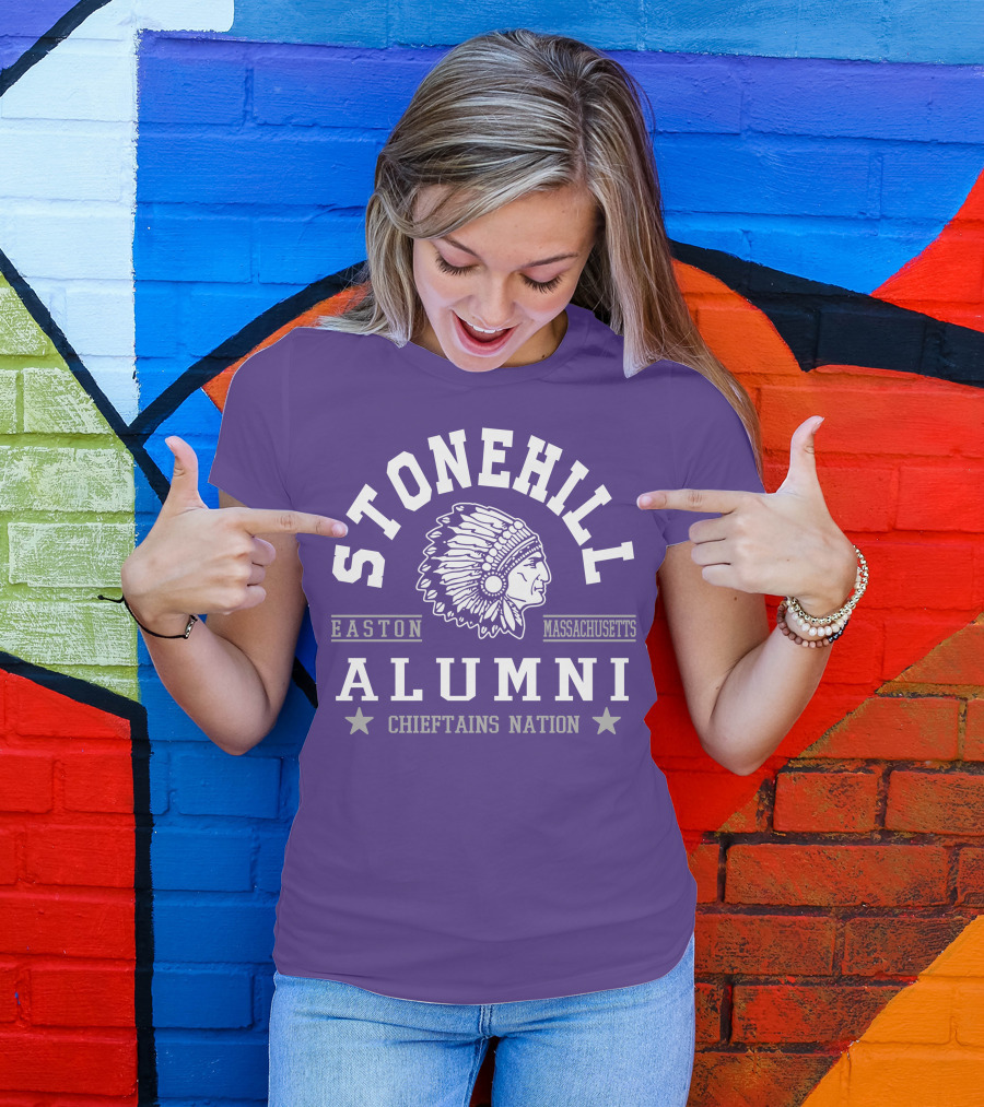 Stonehill Alumni Easton Massachusetts Chieftains Nation T-Shirt