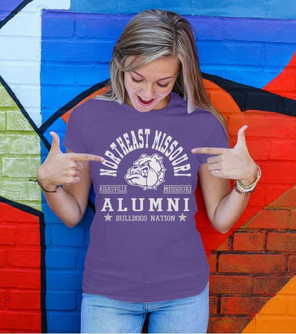 Northeast Missouri Kirksville Alumni Bulldogs Nation T-Shirt