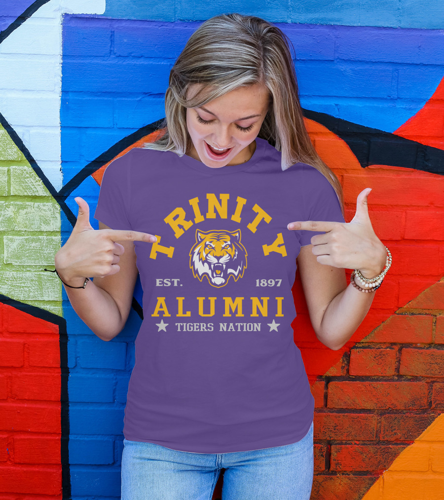 Trinity Alumni Tigers Nation Est. 1897 T-Shirt