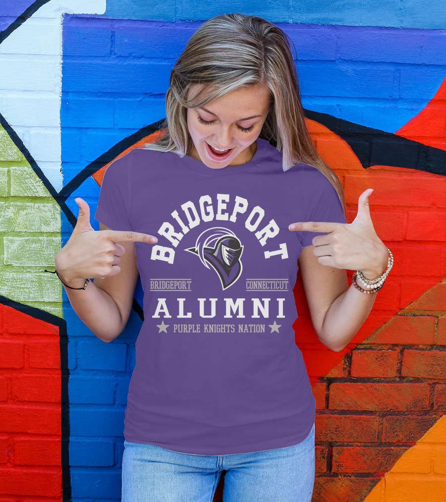 Bridgeport Alumni Purple Knights Nation Connecticut T-Shirt