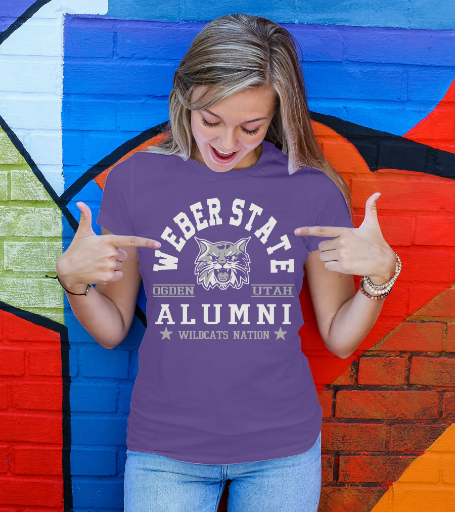 Weber State Alumni Wildcats Nation Ogden Utah T-Shirt