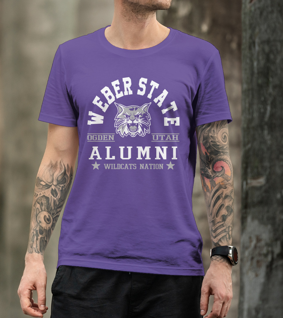 Weber State Alumni Wildcats Nation Ogden Utah T-Shirt