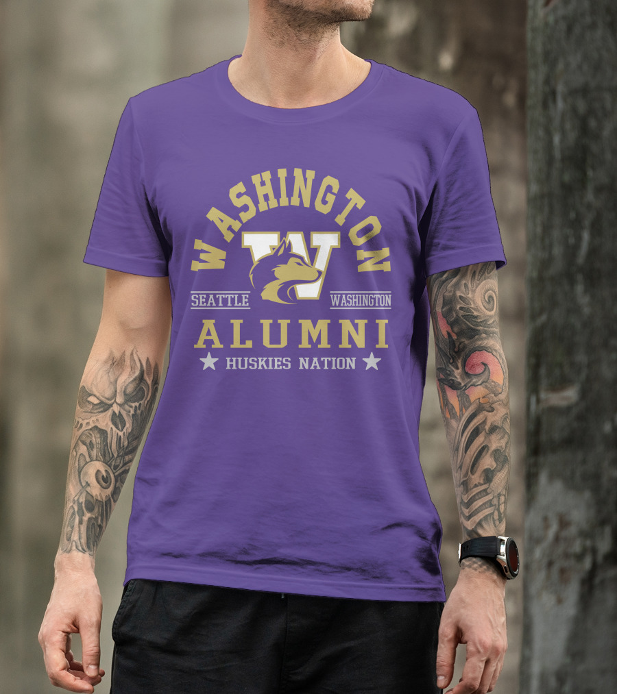 Washington Seattle Huskies Alumni Nation T-Shirt