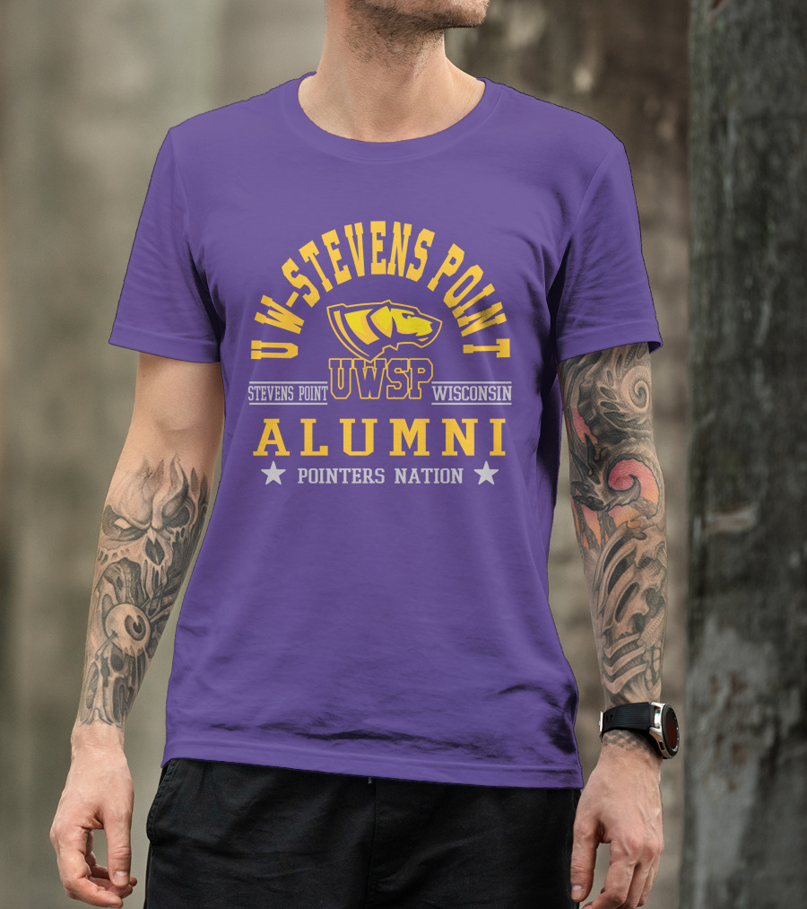 UW-Stevens Point Wisconsin UWSP Alumni Pointers Nation T-Shirt