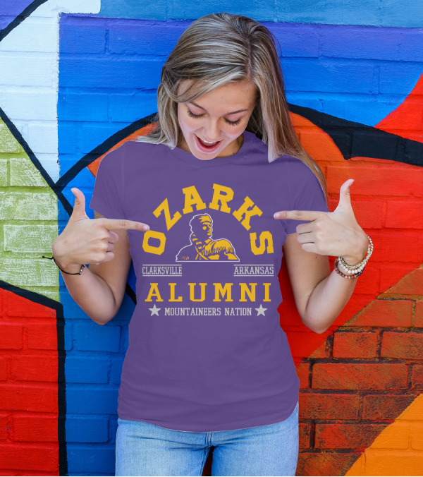 Ozarks Alumni Clarksville Arkansas Mountaineers Nation T-Shirt