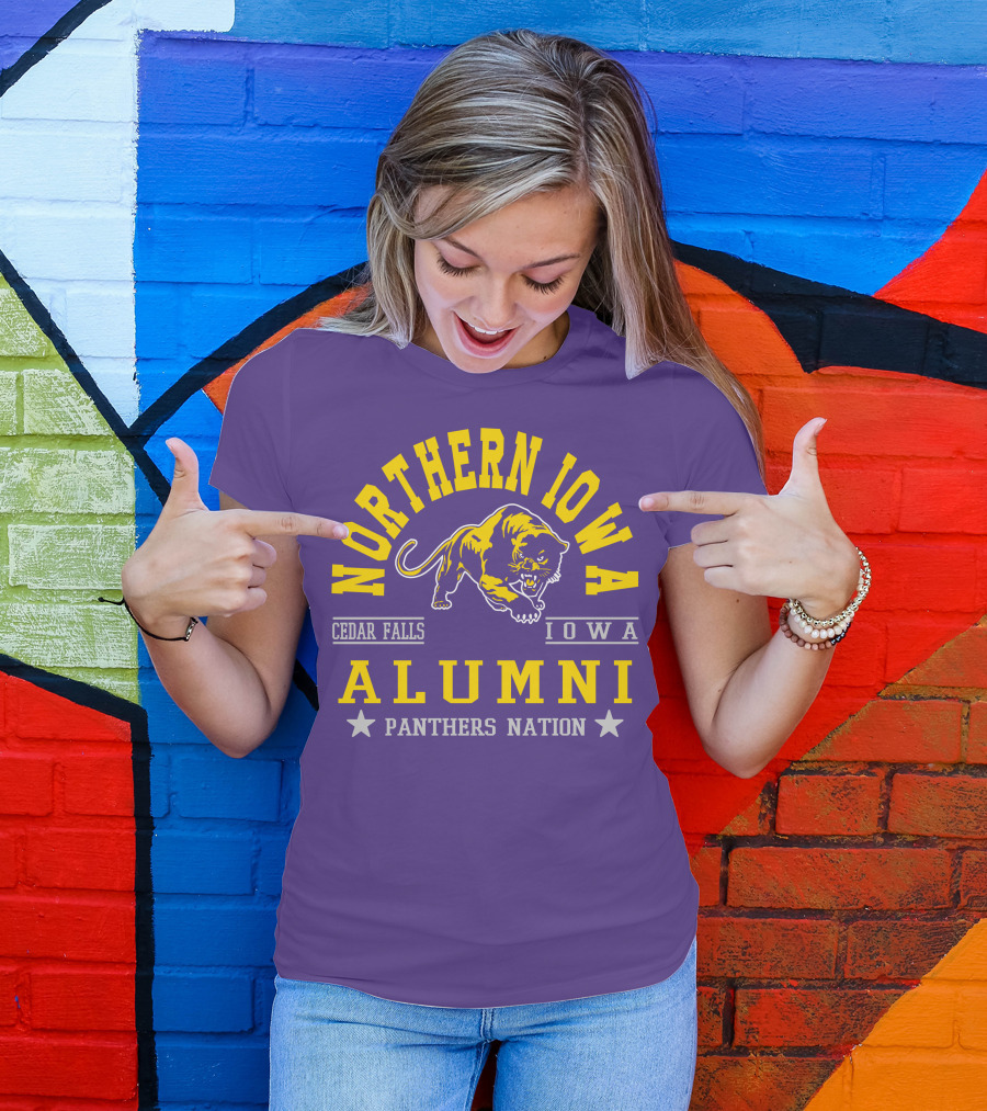 Northern Iowa Cedar Falls Alumni Panthers Nation T-Shirt