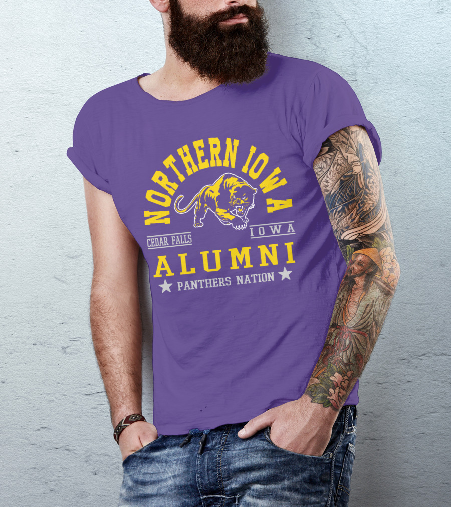 Northern Iowa Cedar Falls Alumni Panthers Nation T-Shirt