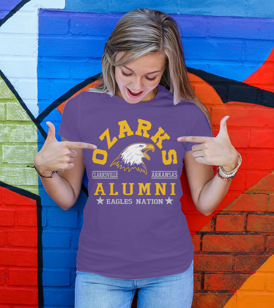 Ozarks Alumni Clarksville Arkansas Eagles Nation T-Shirt