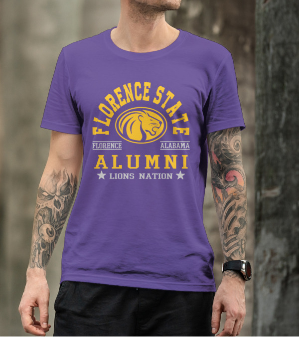 Florence State Alumni Lions Nation Florence Alabama T-Shirt