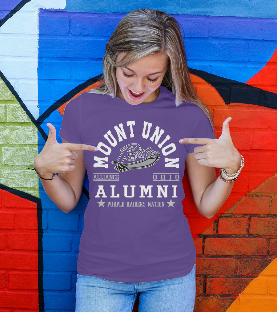 Mount Union Alliance Ohio Alumni Purple Raiders Nation T-Shirt