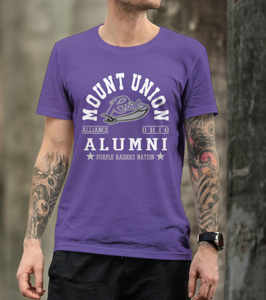 Mount Union Alliance Ohio Alumni Purple Raiders Nation T-Shirt