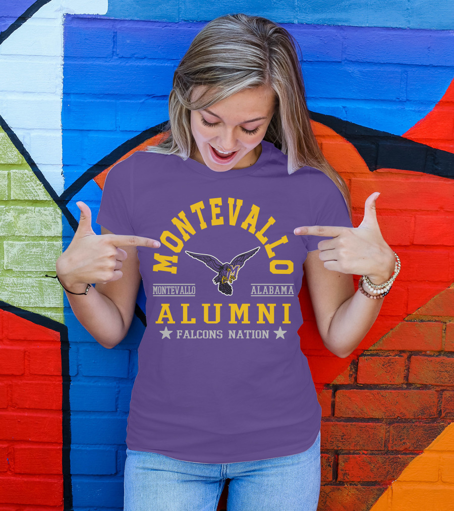 Montevallo Alabama Alumni Falcons Nation T-Shirt