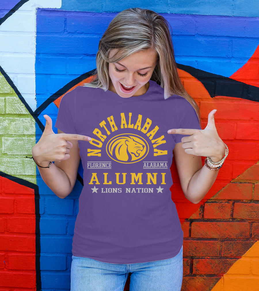 North Alabama Alumni Lions Nation Florence Alabama T-Shirt