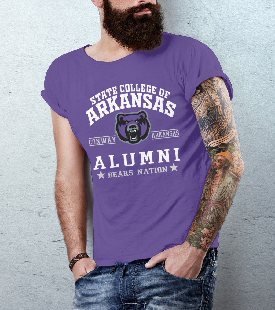 State College Of Arkansas Conway Alumni Bears Nation T-Shirt