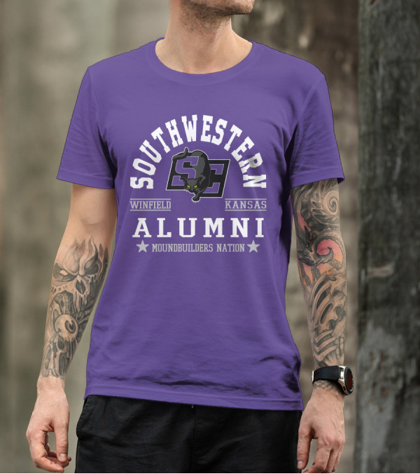 Southwestern Winfield Kansas Alumni Moundbuilders Nation T-Shirt