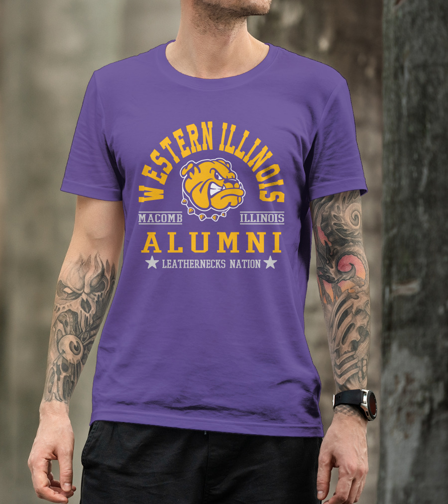 Western Illinois University Alumni Leathernecks Nation Macomb Illinois T-Shirt