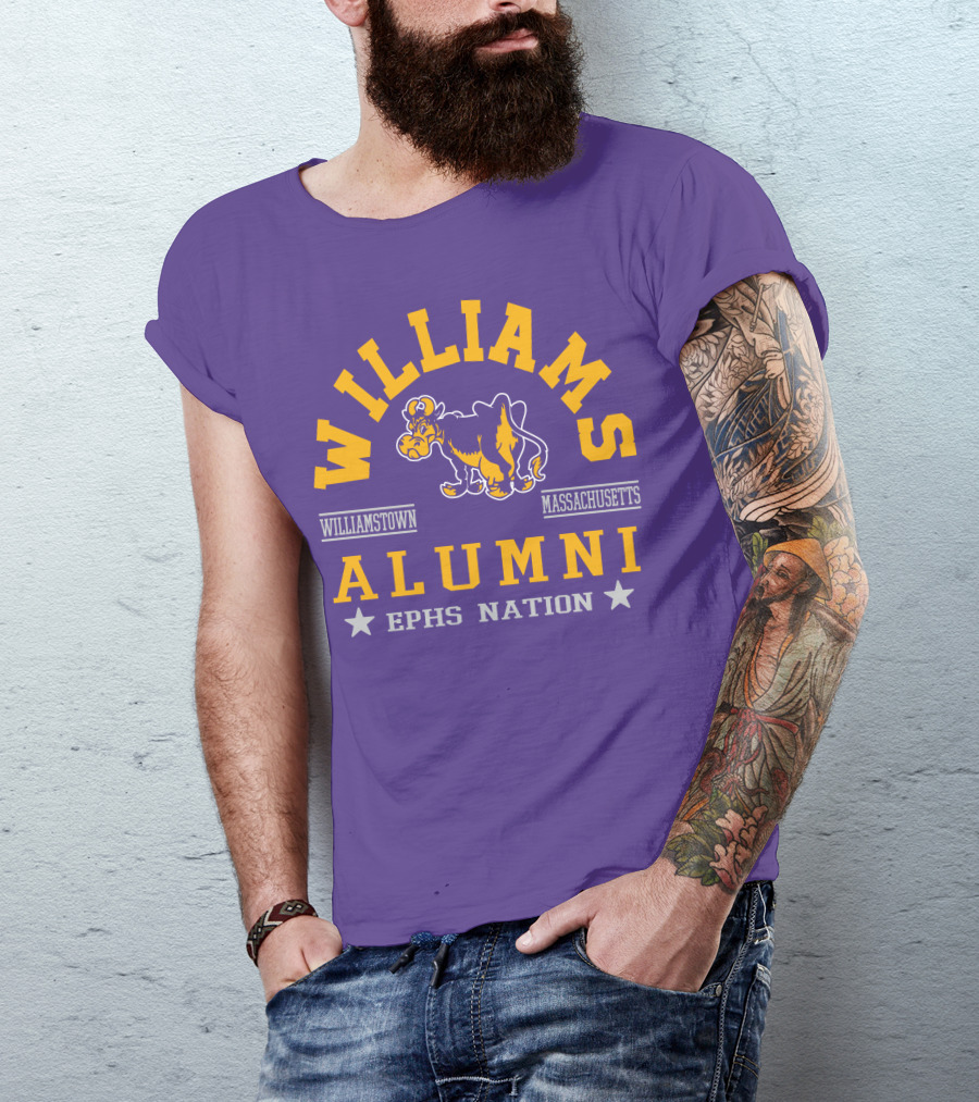 Williams College Alumni Williamstown Massachusetts Ephs Nation T-Shirt