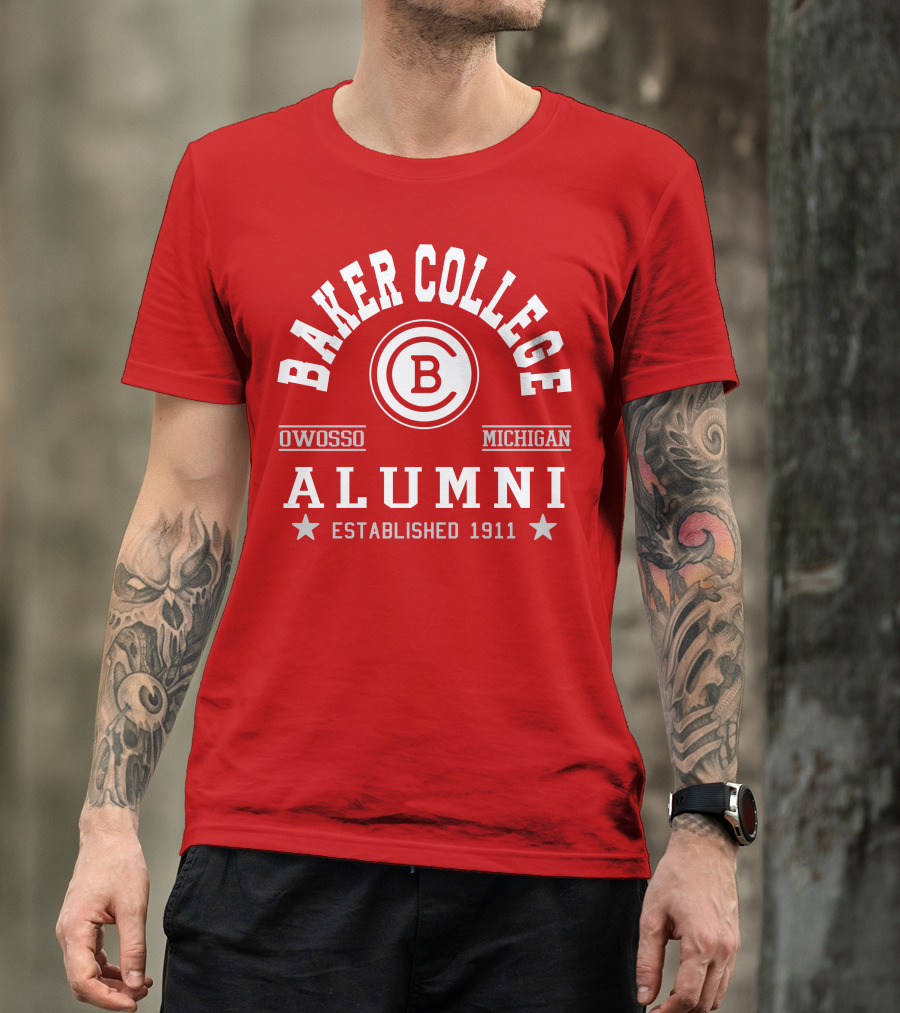 Baker College Alumni Owosso Michigan Established 1911 T-Shirt