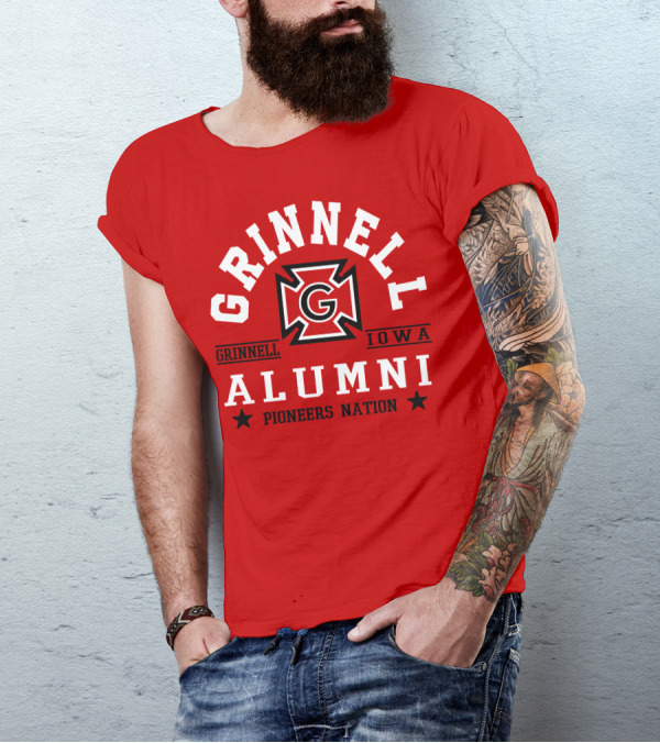 Grinnell Iowa Alumni Pioneers Nation T-Shirt