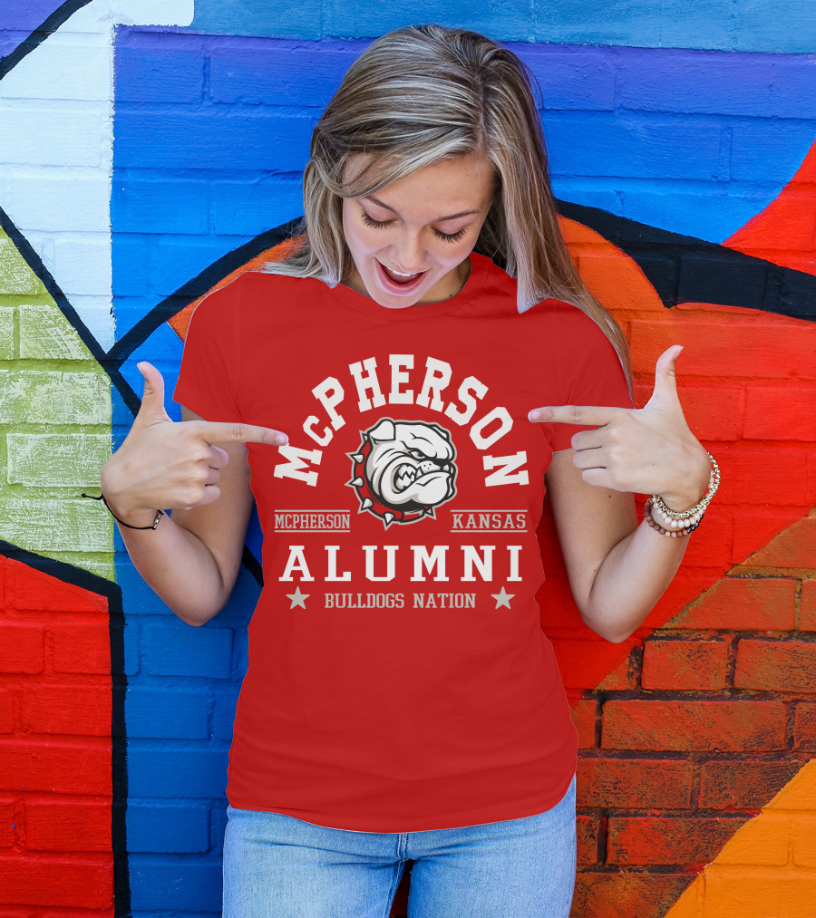 McPherson College Alumni Bulldogs Nation Kansas T-Shirt