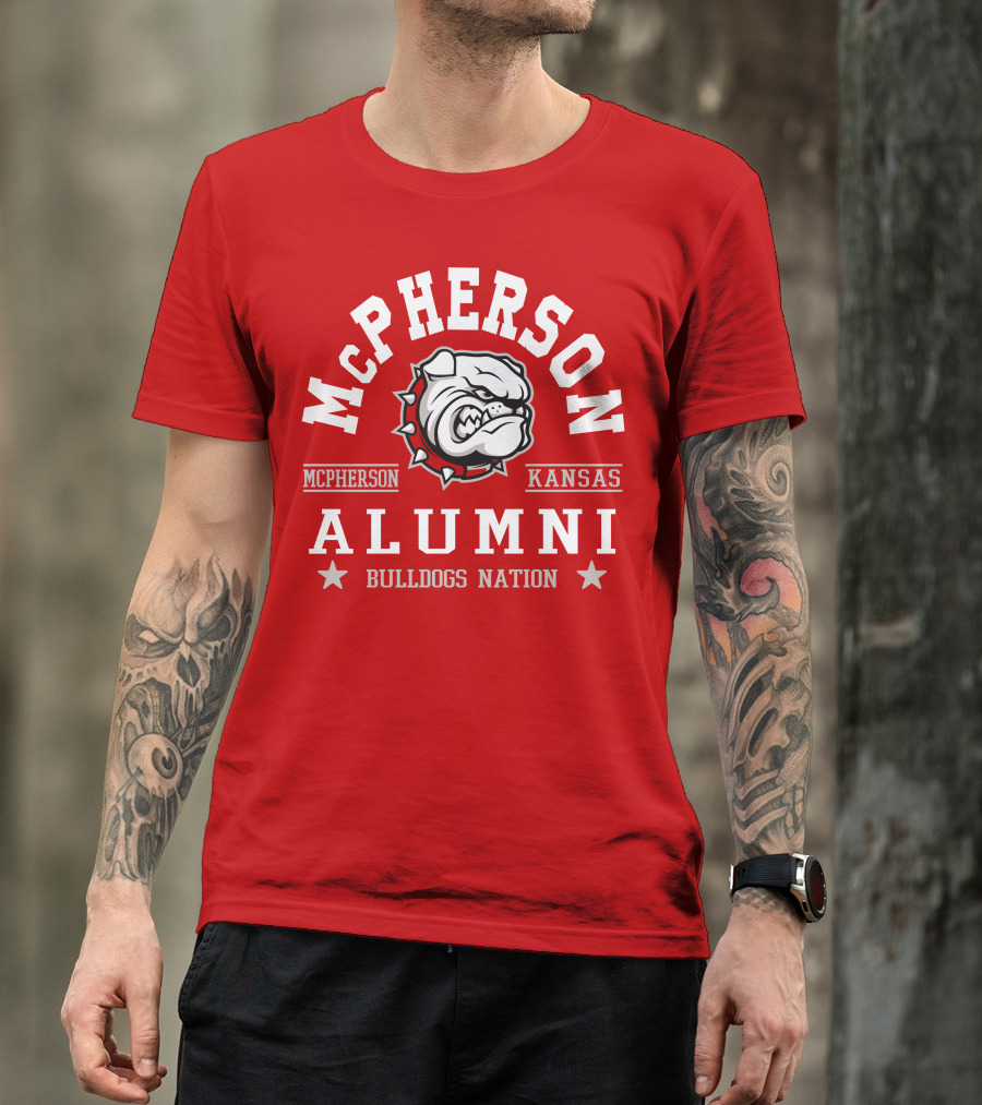 McPherson College Alumni Bulldogs Nation Kansas T-Shirt