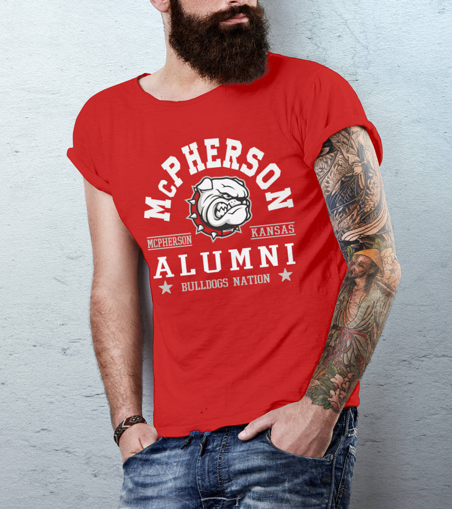 McPherson College Alumni Bulldogs Nation Kansas T-Shirt
