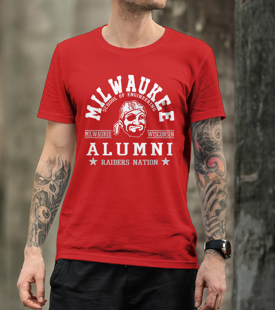 Milwaukee School Of Engineering Alumni Raiders Nation Wisconsin T-Shirt