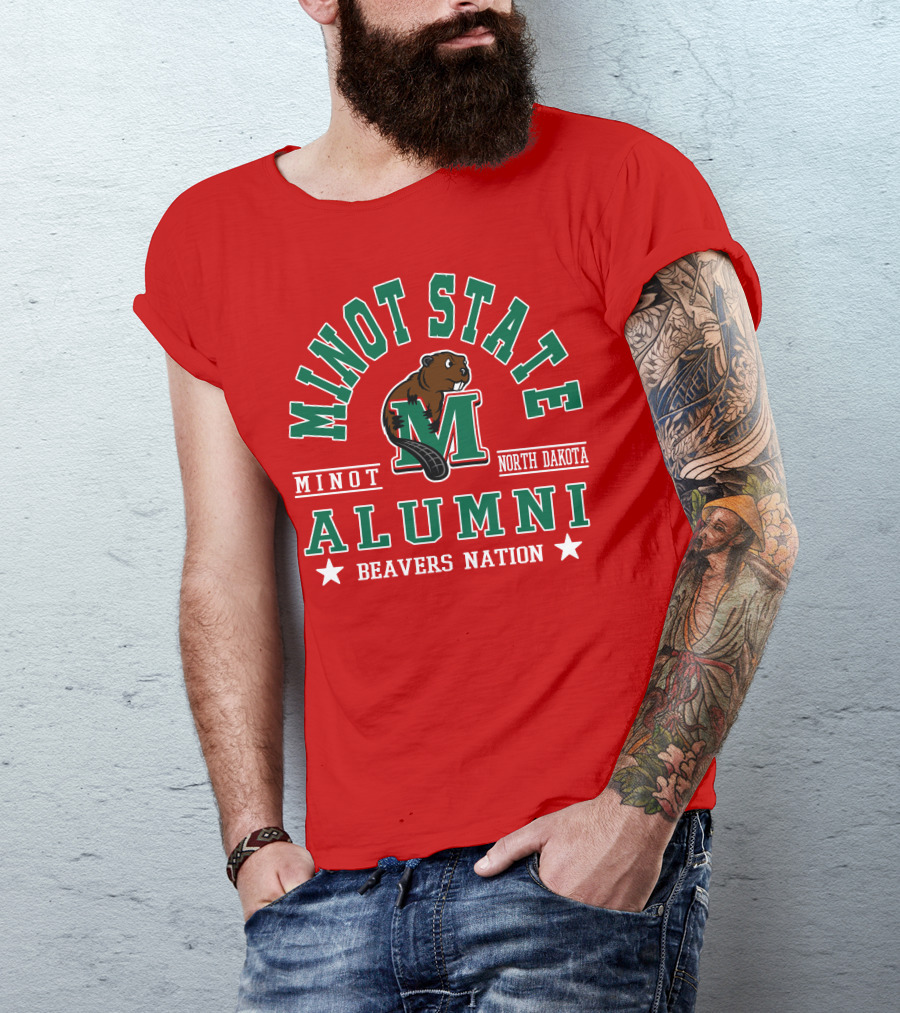 Minot State Alumni Beavers Nation North Dakota T-Shirt