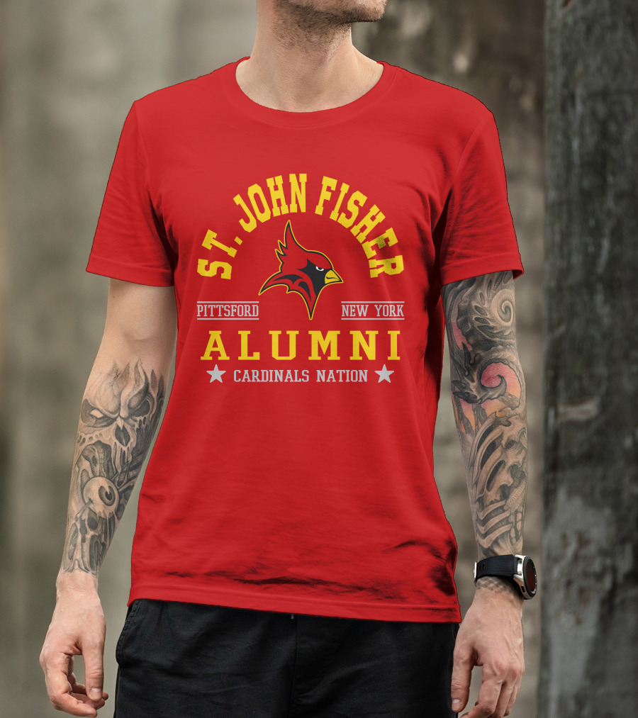 St John Fisher Cardinals Alumni Pittsford New York Nation T-Shirt