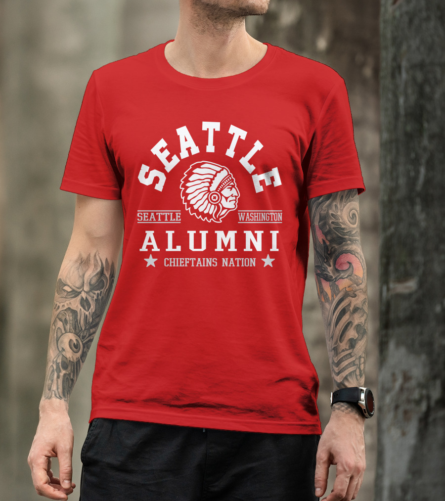 Seattle Washington Alumni Chieftains Nation T-Shirt